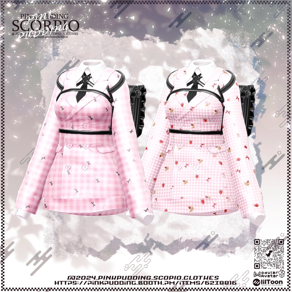 【11月sale】【7アバター対応】 ♥SCORPIO♥ 【VRChat向け衣装モデル】