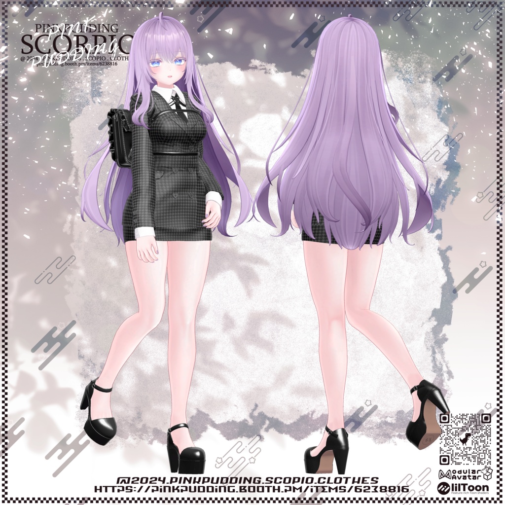 【11月sale】【7アバター対応】 ♥SCORPIO♥ 【VRChat向け衣装モデル】
