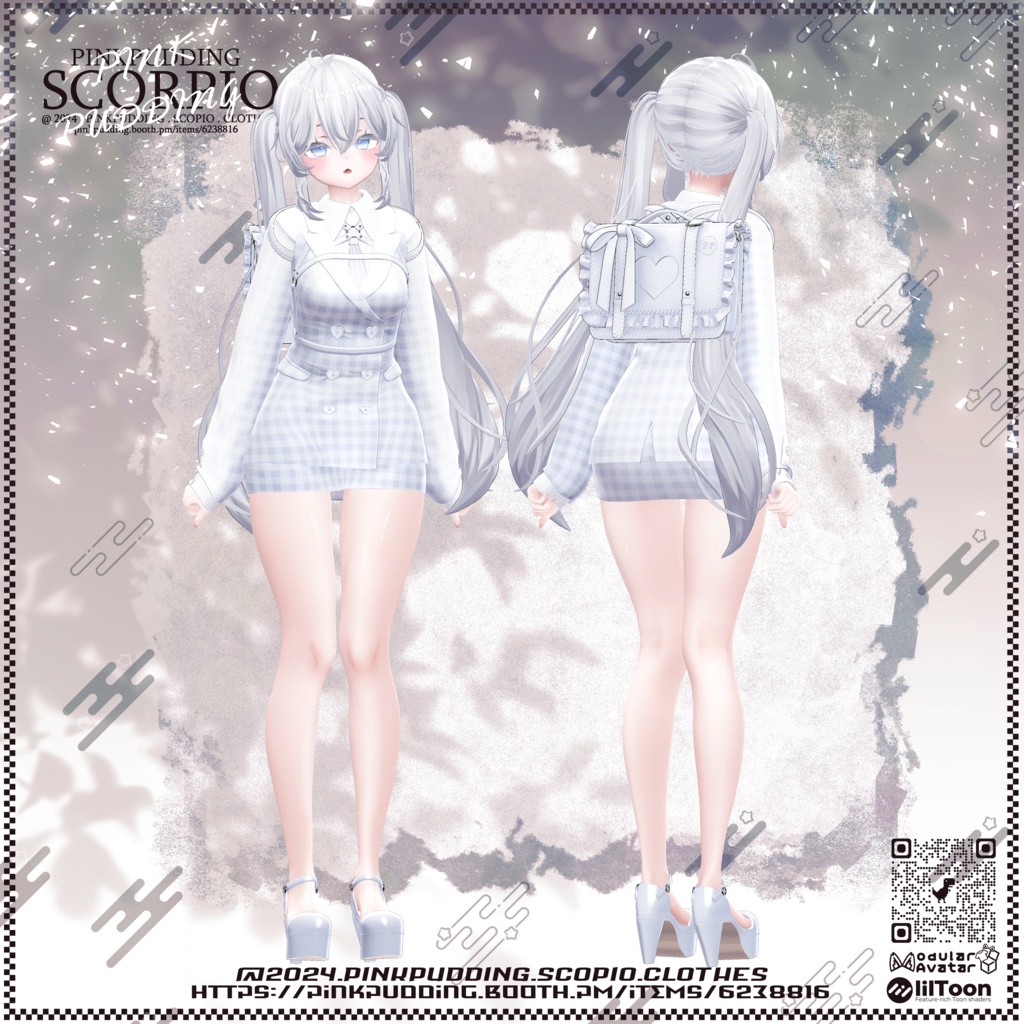 【11月sale】【7アバター対応】 ♥SCORPIO♥ 【VRChat向け衣装モデル】