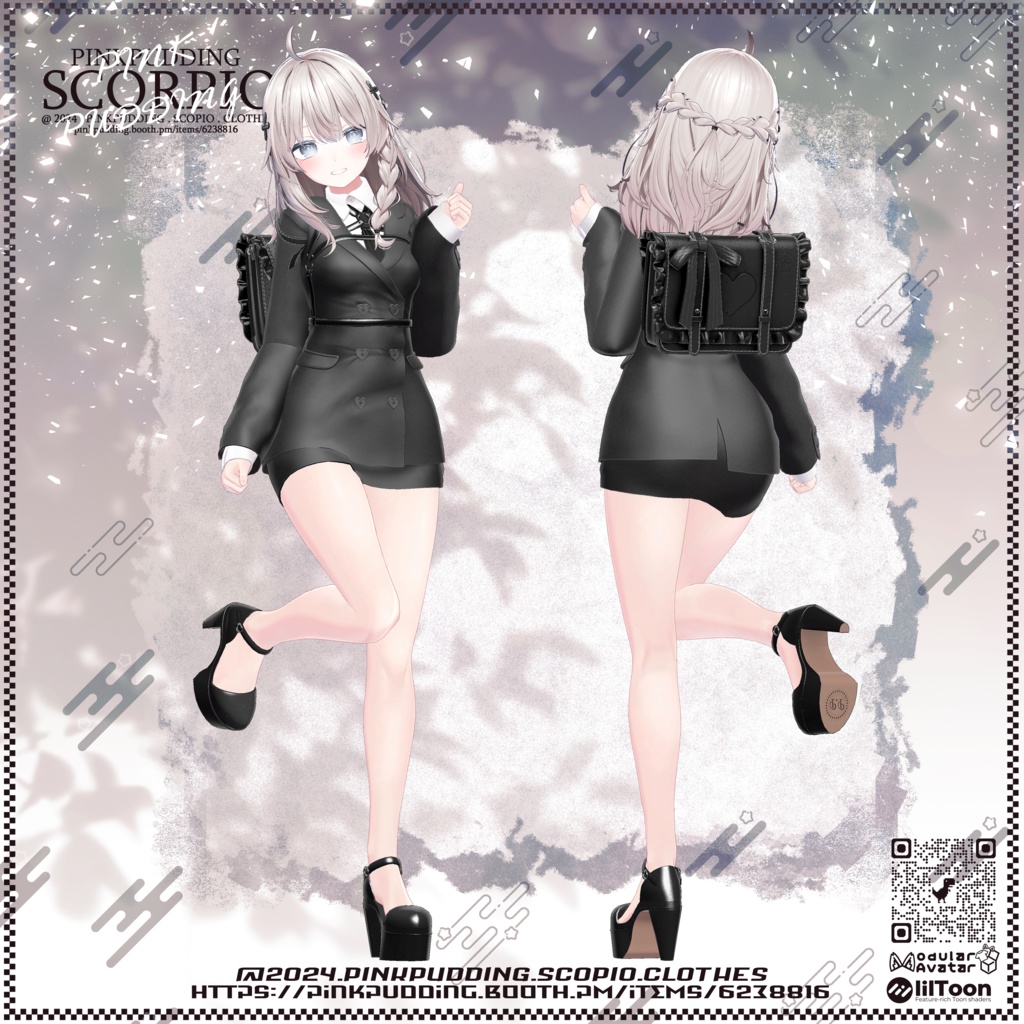【11月sale】【7アバター対応】 ♥SCORPIO♥ 【VRChat向け衣装モデル】