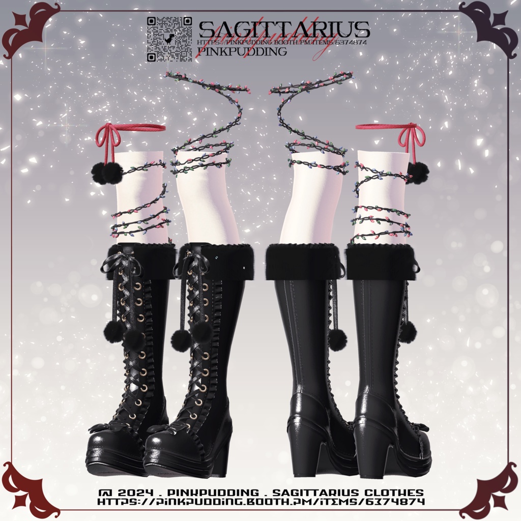 【8アバター対応】 ♥SAGITTARIUS♥ 【VRChat向け衣装モデル】