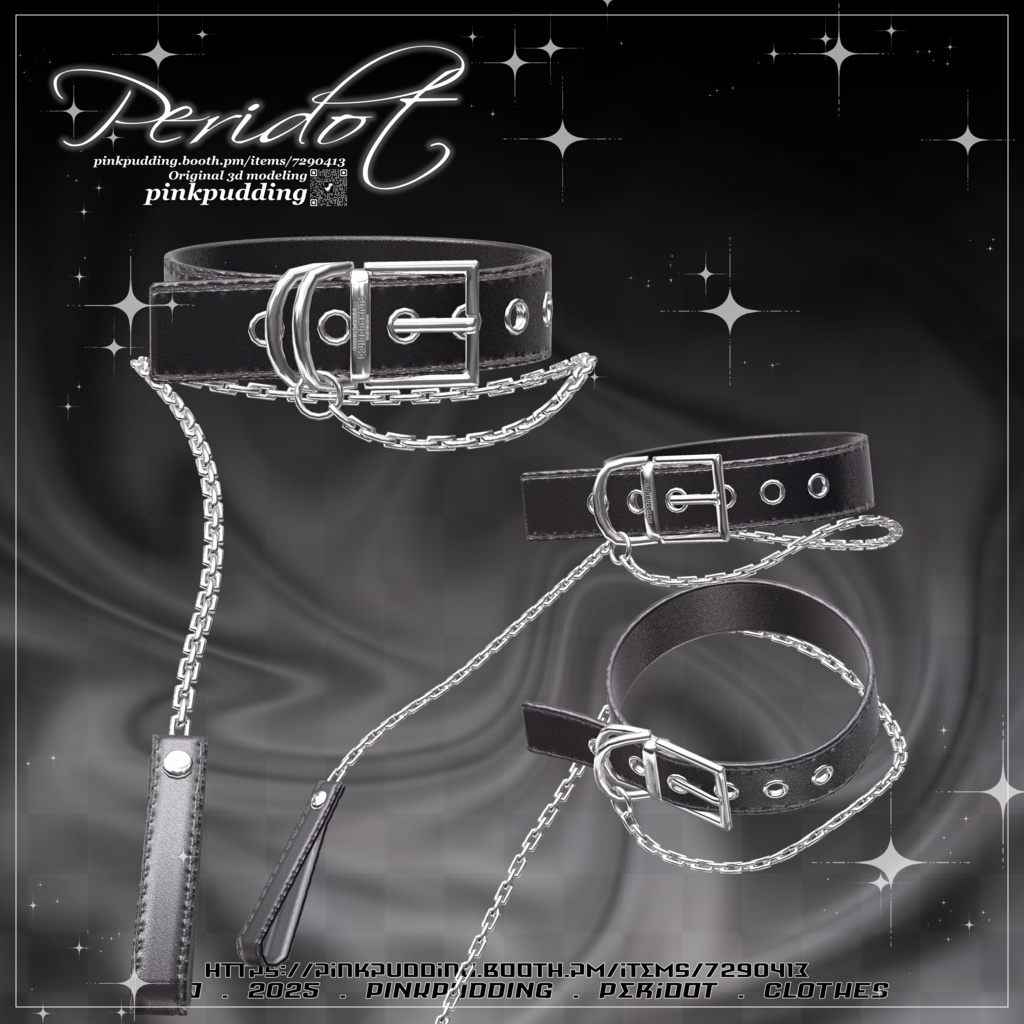 【10アバター対応】 ♡ 𝐏𝐞𝐫𝐢𝐝𝐨𝐭 ♡ 【VRChat向け衣装モデル】