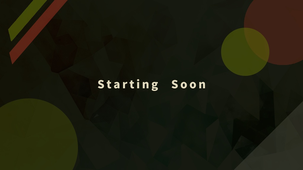 【Vtuberさん向け】【ゲーム配信者さん向け】🎮 簡単!シンプル!配信画面5点セット【英語差分あり】 🎮