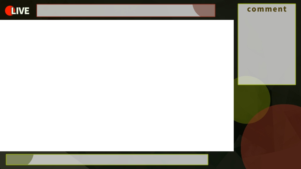 【Vtuberさん向け】【ゲーム配信者さん向け】🎮 簡単!シンプル!配信画面5点セット【英語差分あり】 🎮