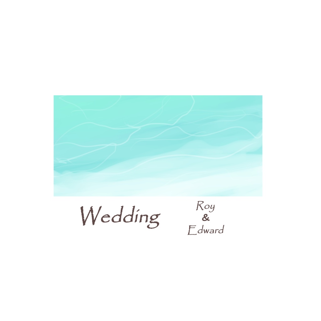 Wedding Roy&Edward