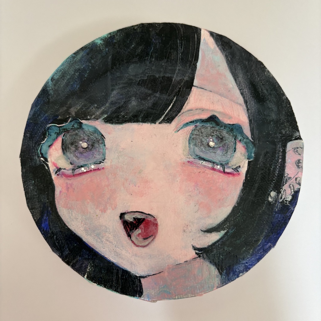 みどり アクリル画