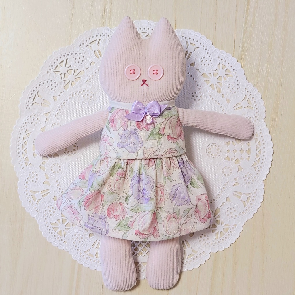 ぬいぐるみ おきがえねこちゃんとお洋服セット