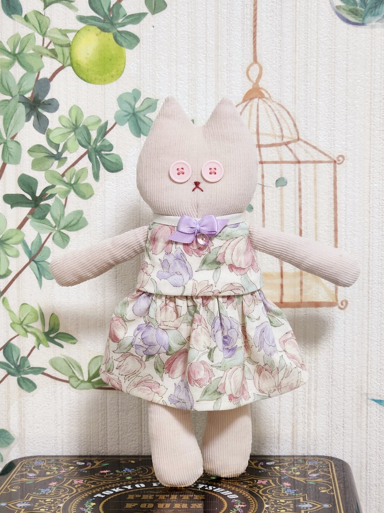 ぬいぐるみ おきがえねこちゃんとお洋服セット