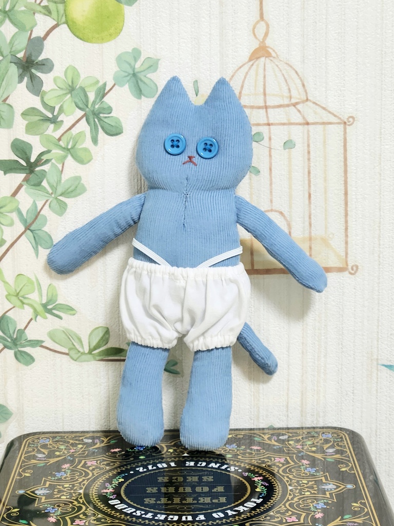 ぬいぐるみ おきがえねこちゃん・そら色