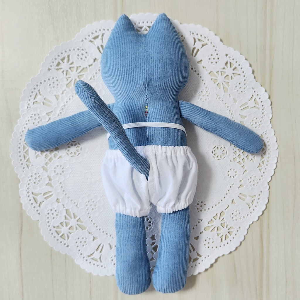 ぬいぐるみ おきがえねこちゃん・そら色