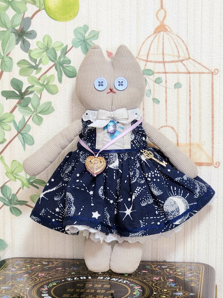 アクリルビーズのポシェット