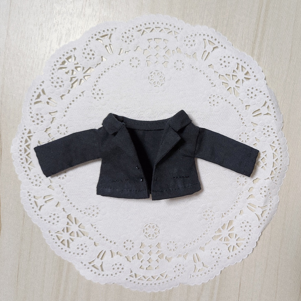 ぬいぐるみ服　黒のジャケット