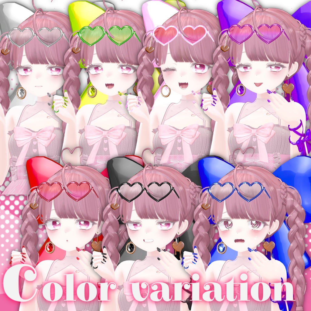 【ネイル付き】Valentine accessory by nano