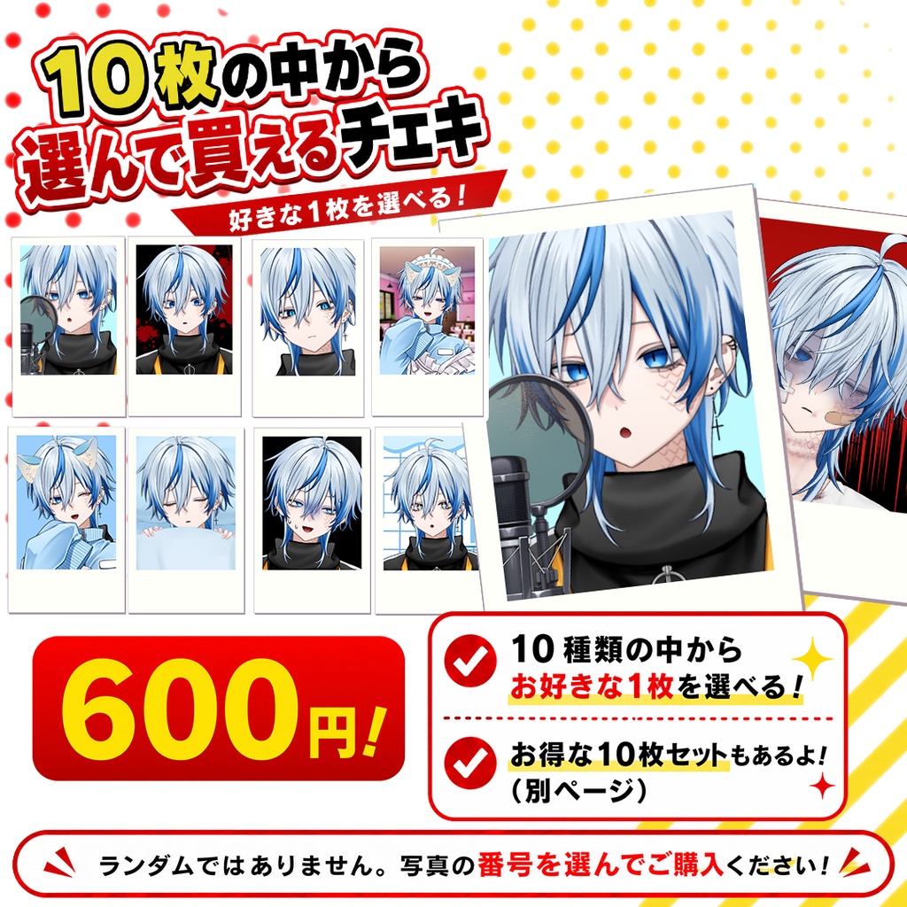 選べる常設チェキ