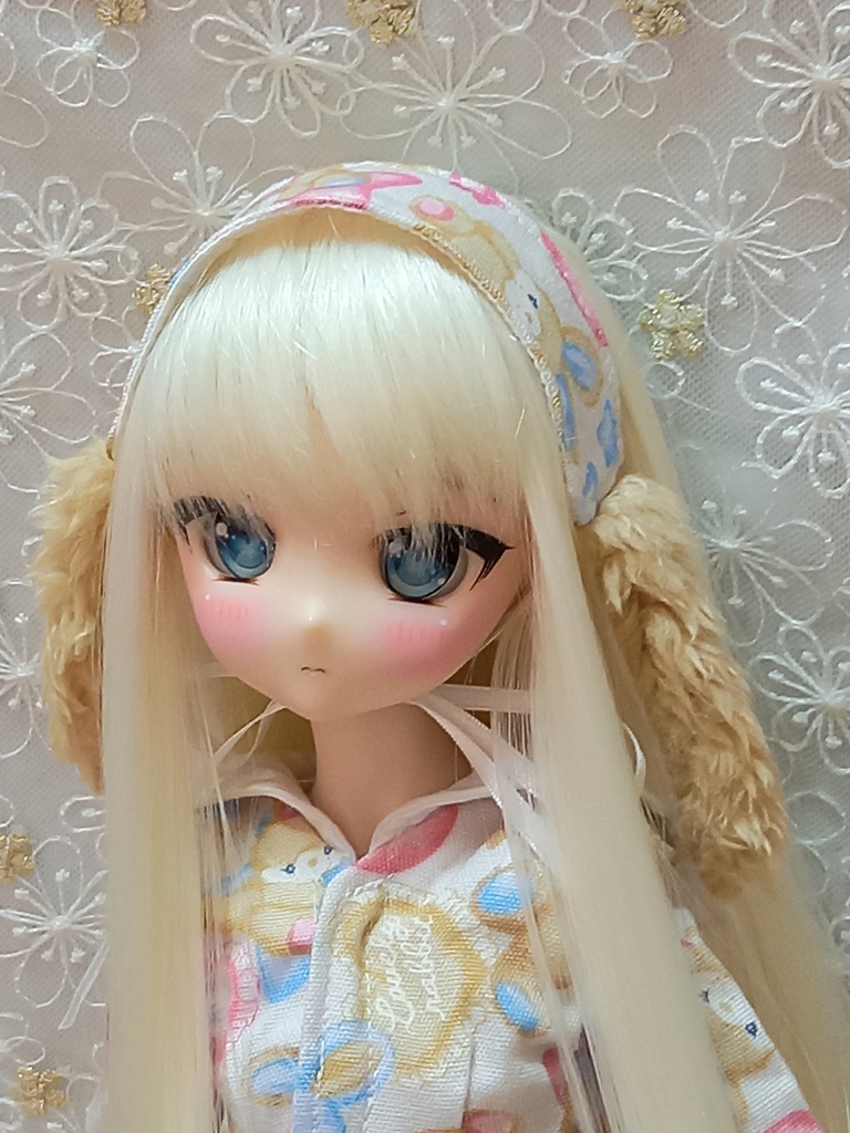ドール服 MDD S胸サイズ ワンピース ペチコート ヘッドドレス
