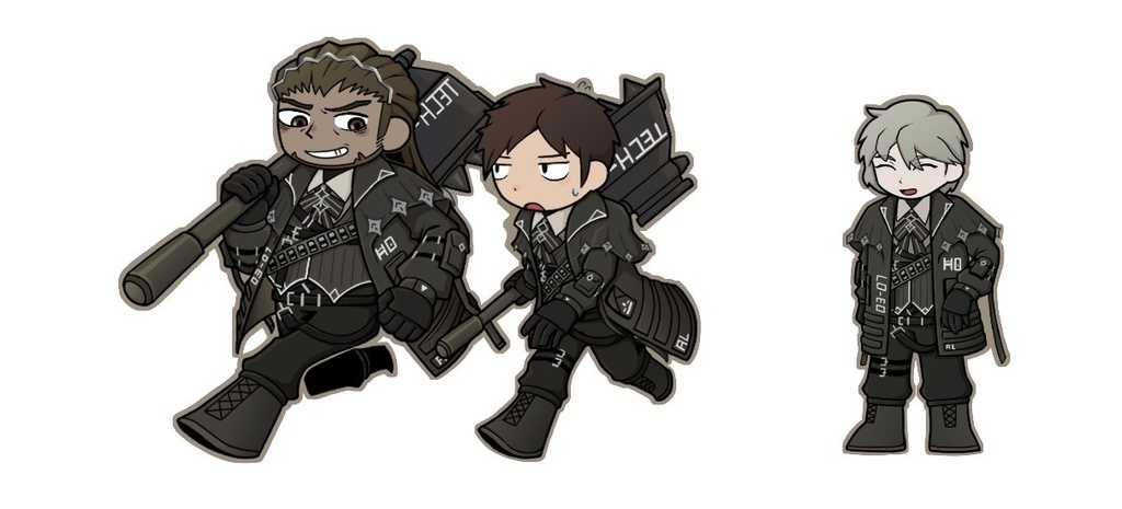 牙狩事務所　両面アクリルスタンド