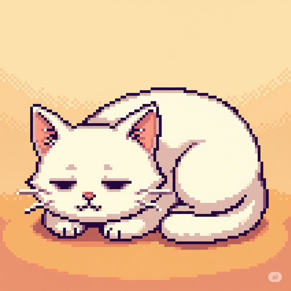 【フリーBGM】くたびれにゃんこ