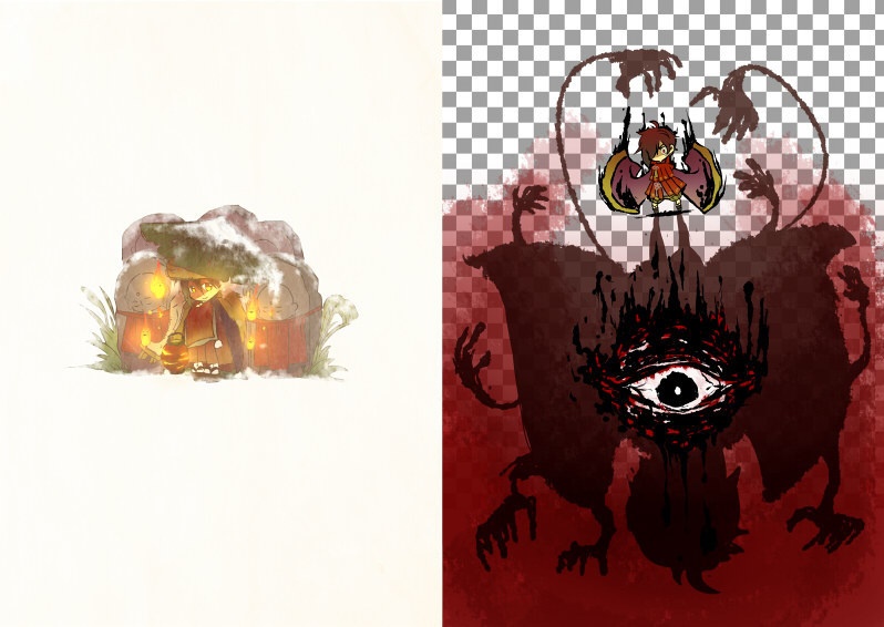 妖族中心A4サイズクリアファイル