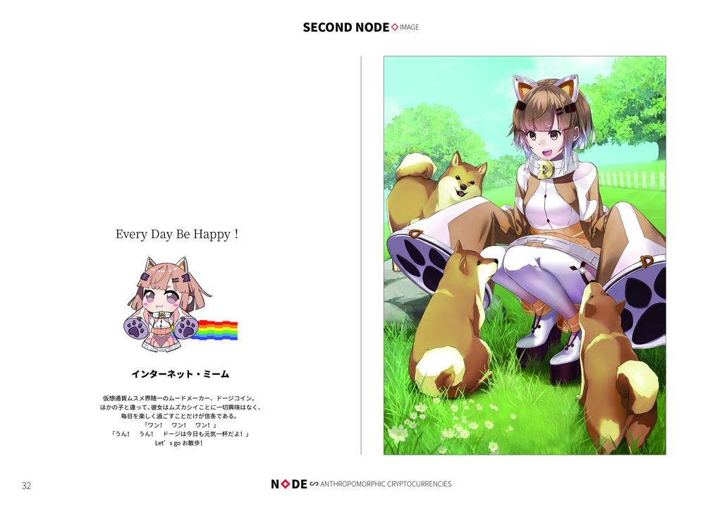 Node仮想通貨ムスメ—Linkidol