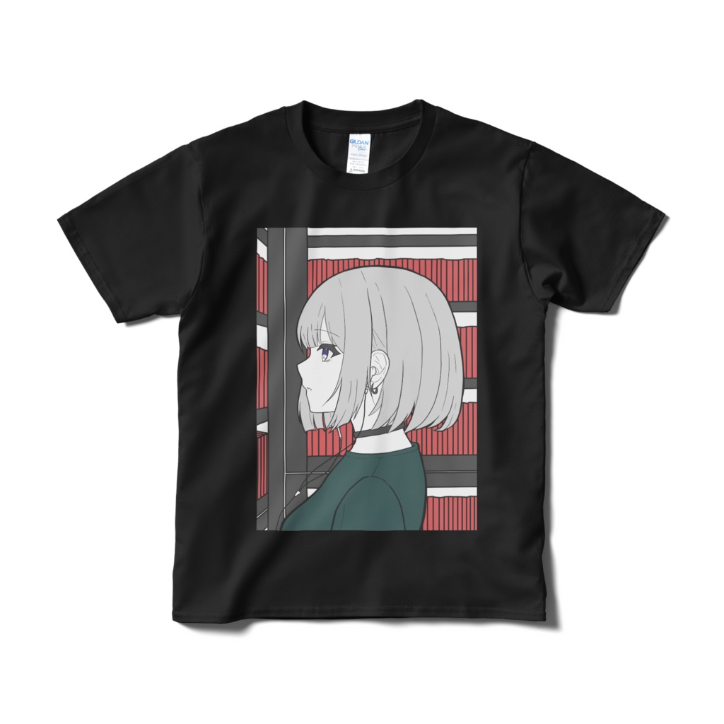 横顔Tシャツ-カラー