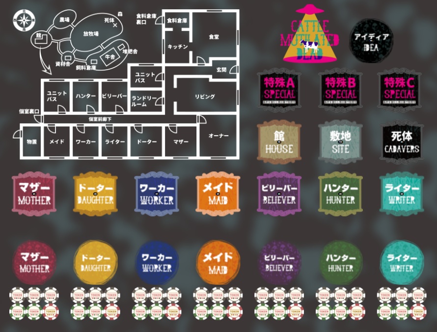 『キャトル・ミューティレイテッド・デッド』マーダーミステリー