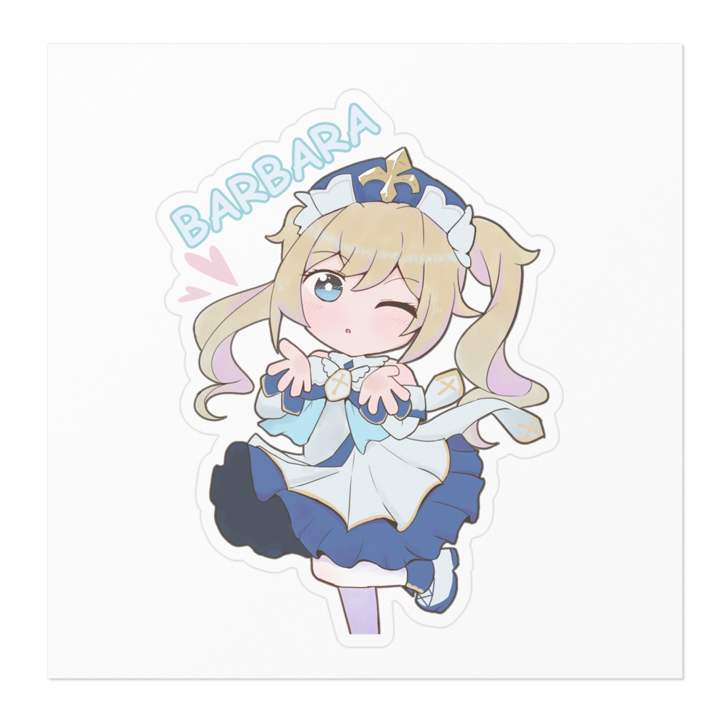 原神ステッカー(バーバラ)