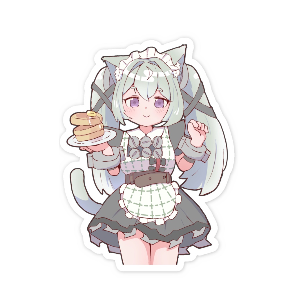 シリオンカリンちゃんステッカー(パンケーキVer.)