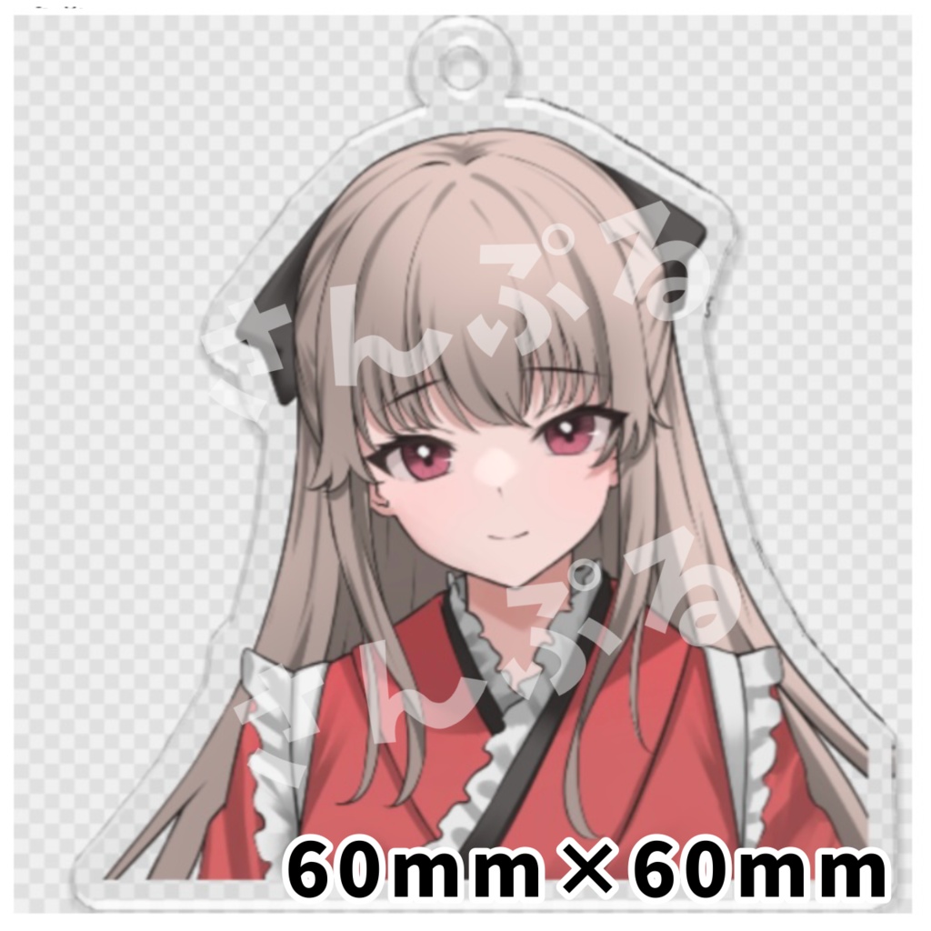 【表情3種】アクリルキーホルダー60mm