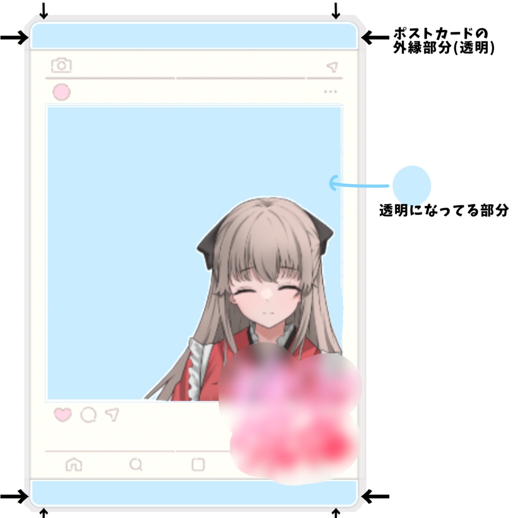 お出かけできるクリアポストカード【全4種】