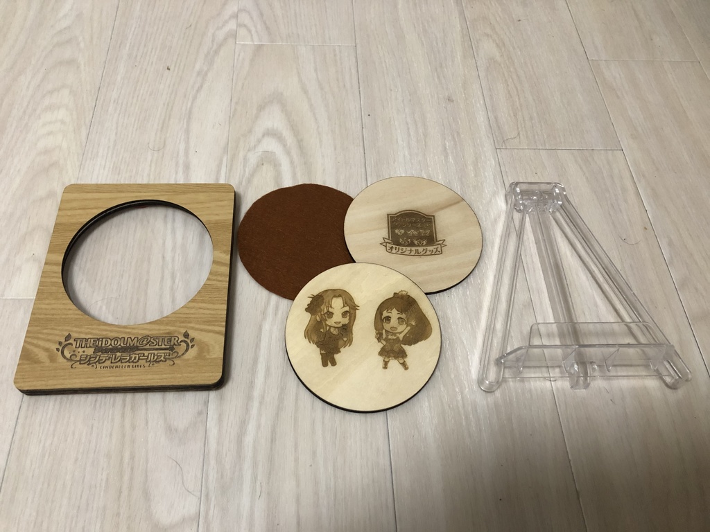 デレステコラボ 紙コースター用額縁