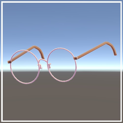 [VRC] L glasses - TM# - BOOTH