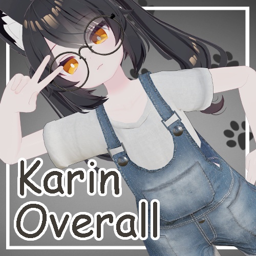 [VRC] -カリン用 Karin Overall- 
