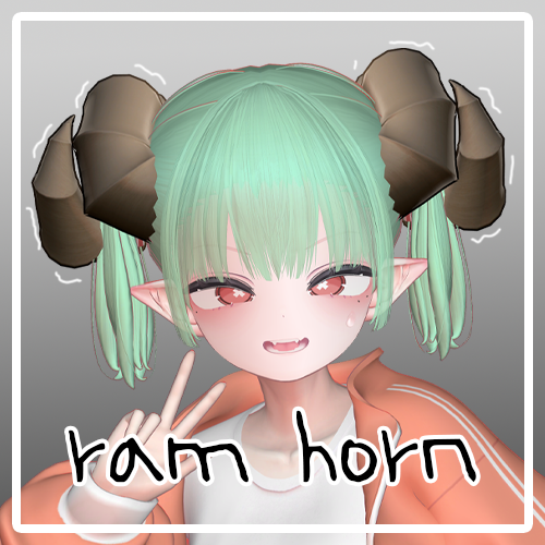 [VRC]Ram horn