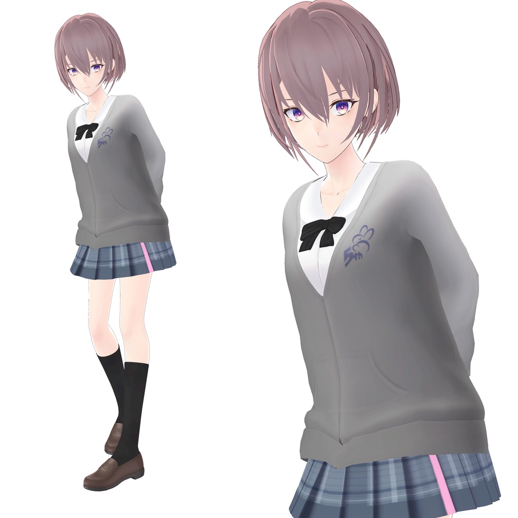 【オリジナル3Dモデル】「ハナエ」