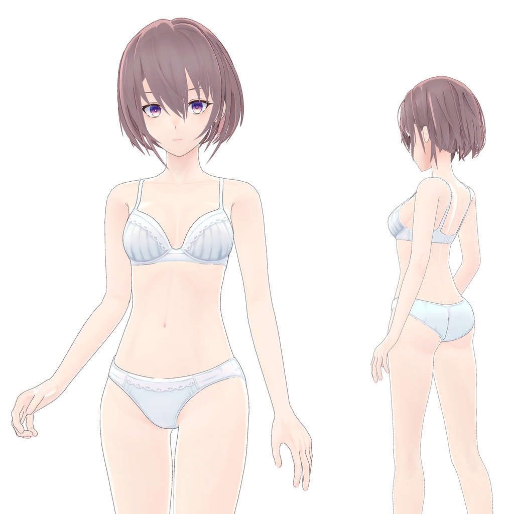 【オリジナル3Dモデル】「ハナエ」