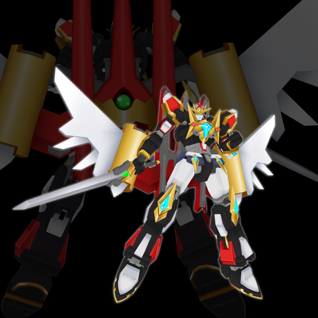 【オリジナル3Dモデル】爆闘機神 エクゼリオン