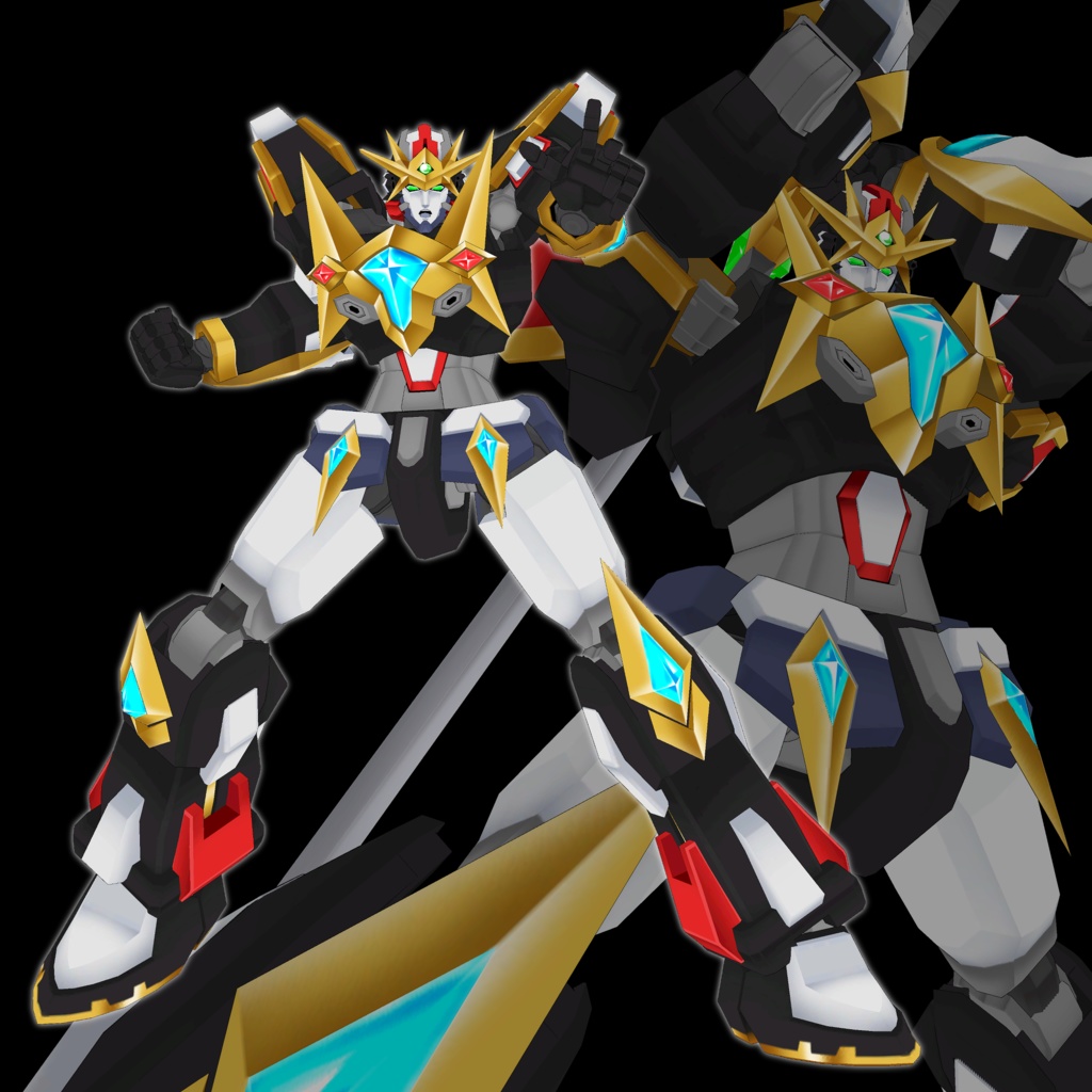 【オリジナル3Dモデル】爆闘機神 エクゼリオン