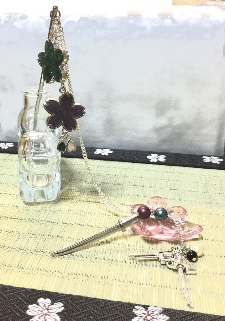 刀剣二連簪〜大正浪漫〜 イメージアクセサリー