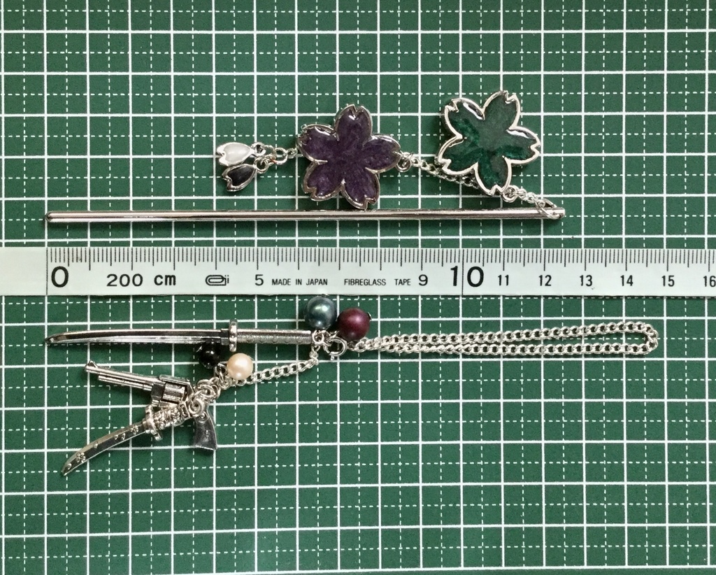 刀剣二連簪〜大正浪漫〜 イメージアクセサリー