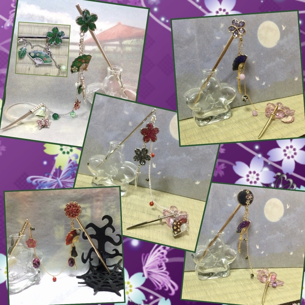 【オーダー中】二連簪 イメージアクセサリー