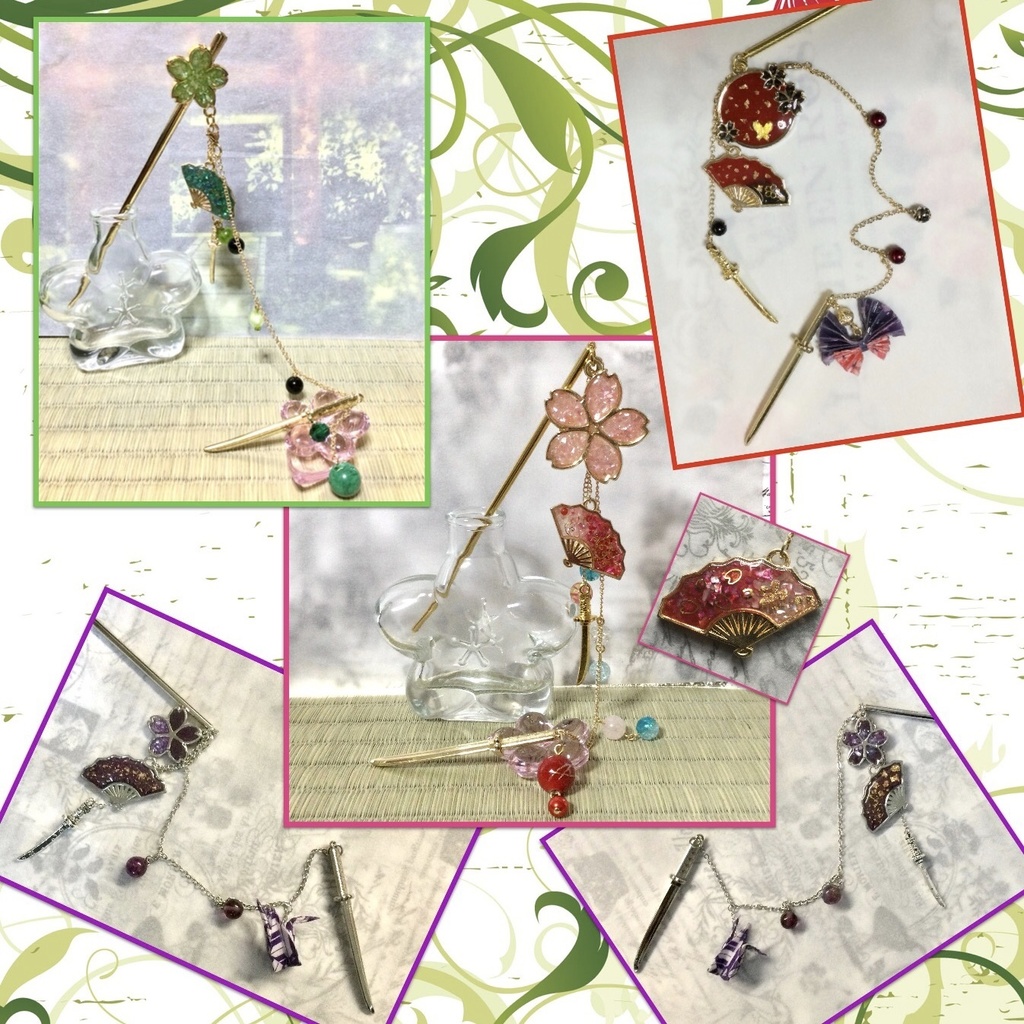 【オーダー中】二連簪 イメージアクセサリー