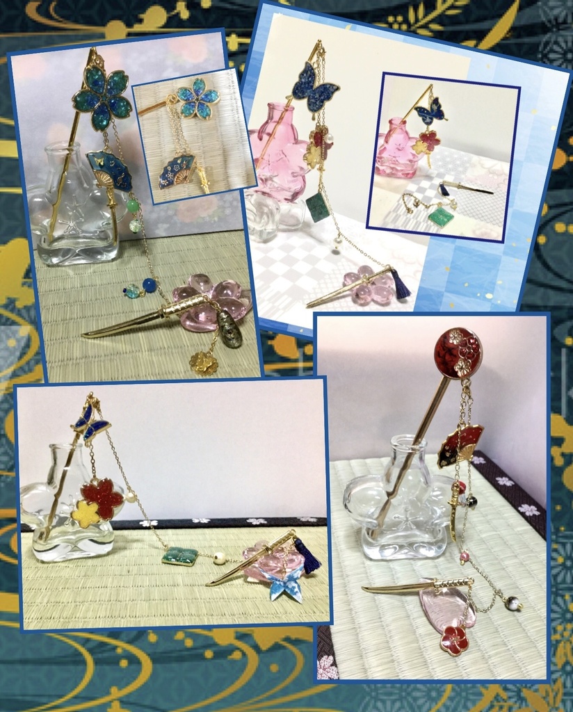 【オーダー中】二連簪 イメージアクセサリー