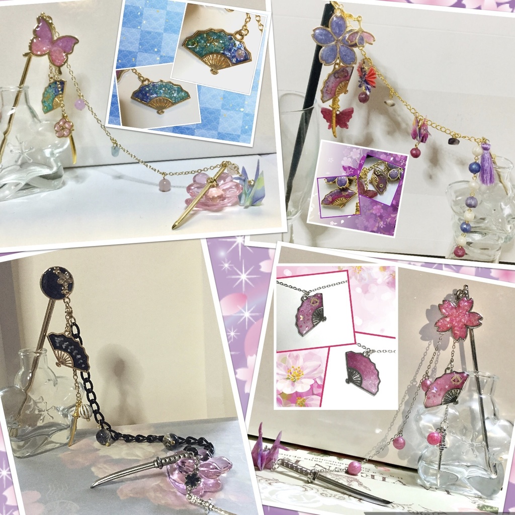 【オーダー中】二連簪 イメージアクセサリー