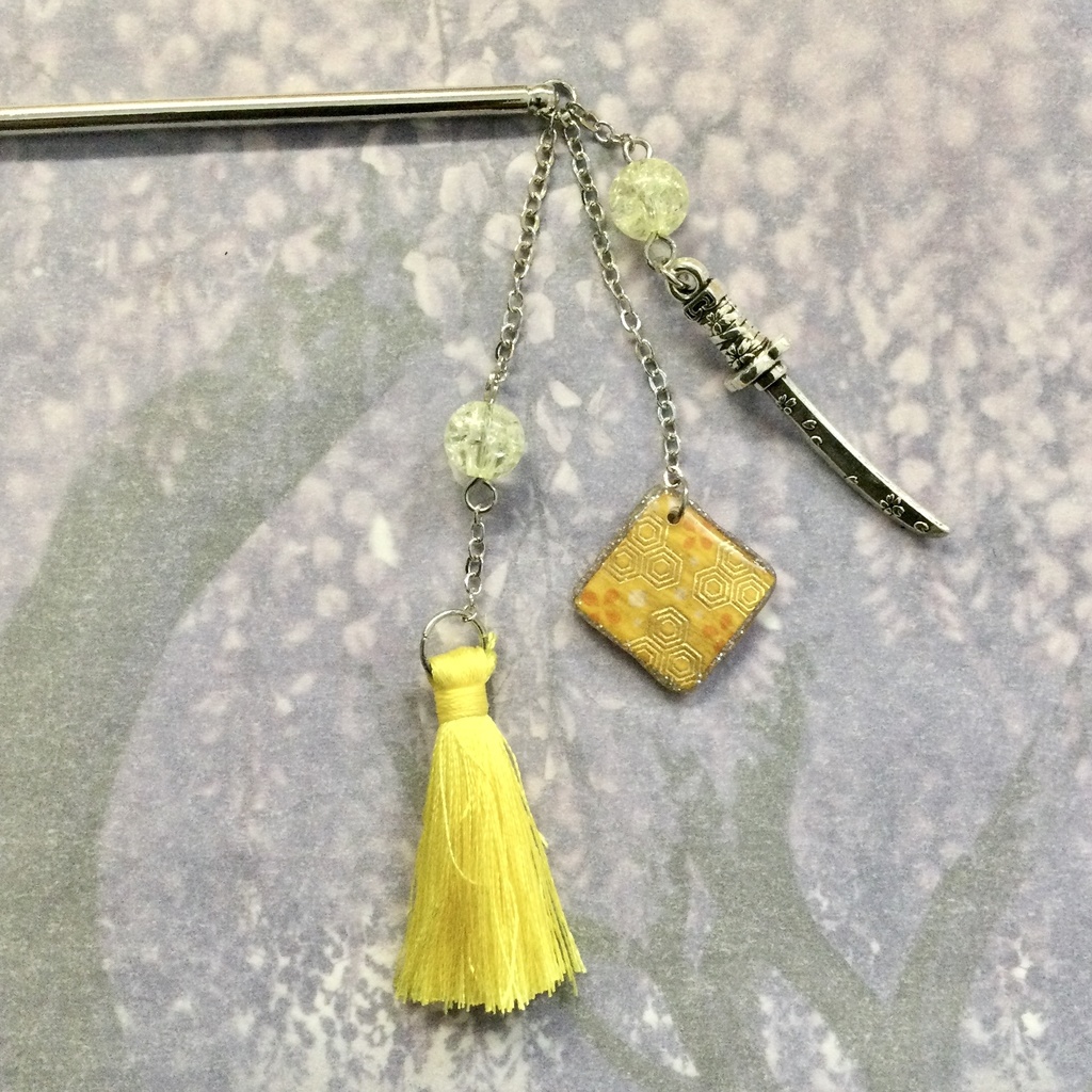 和柄刀剣簪 ~櫨