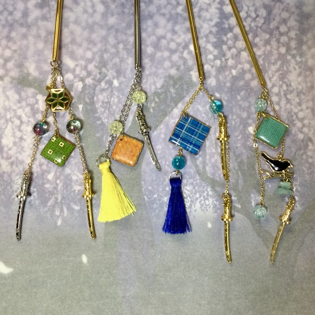 和柄刀剣簪 ~櫨