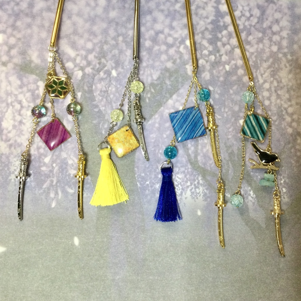 和柄刀剣簪 ~桔梗