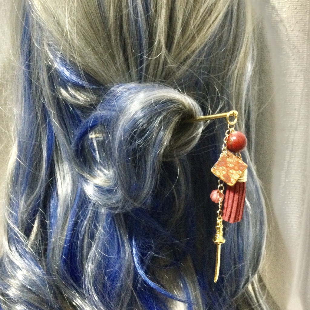 和柄刀剣簪 〜朽葉