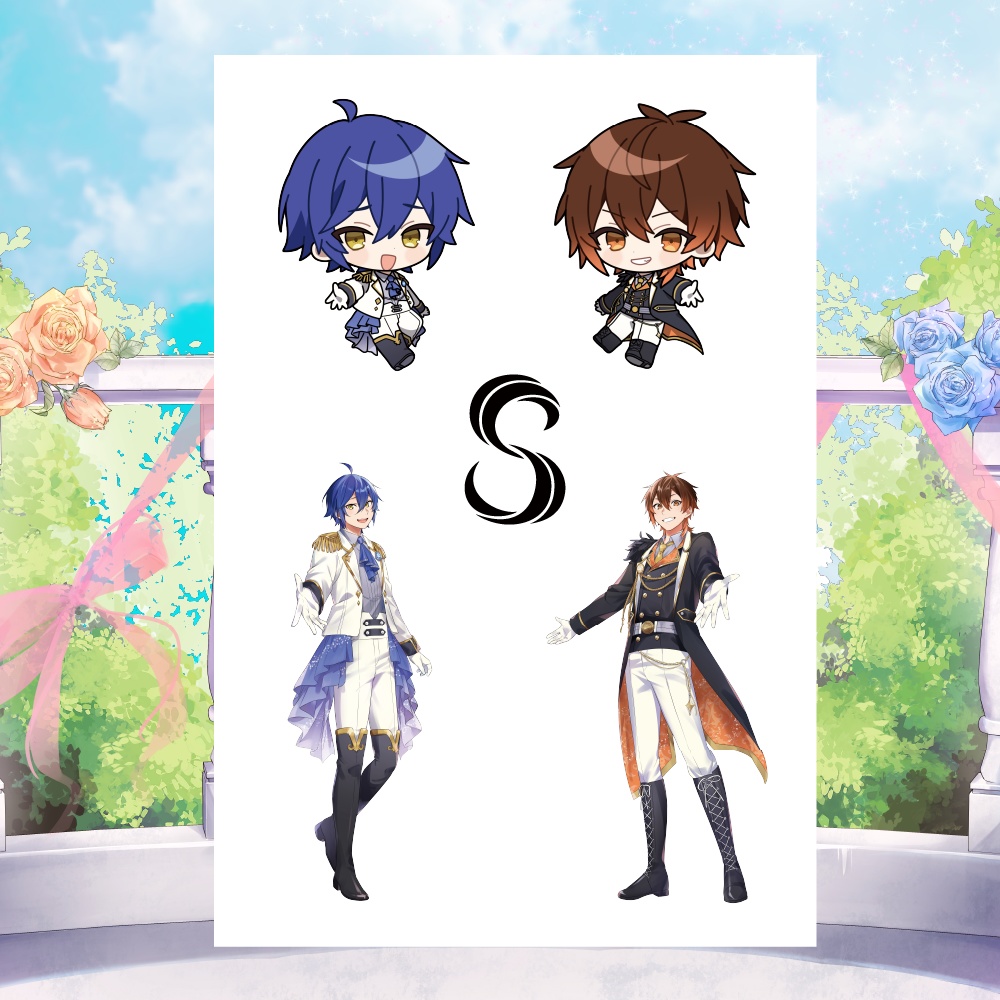 【しゃけんがん-Stay with Me-】ステッカー