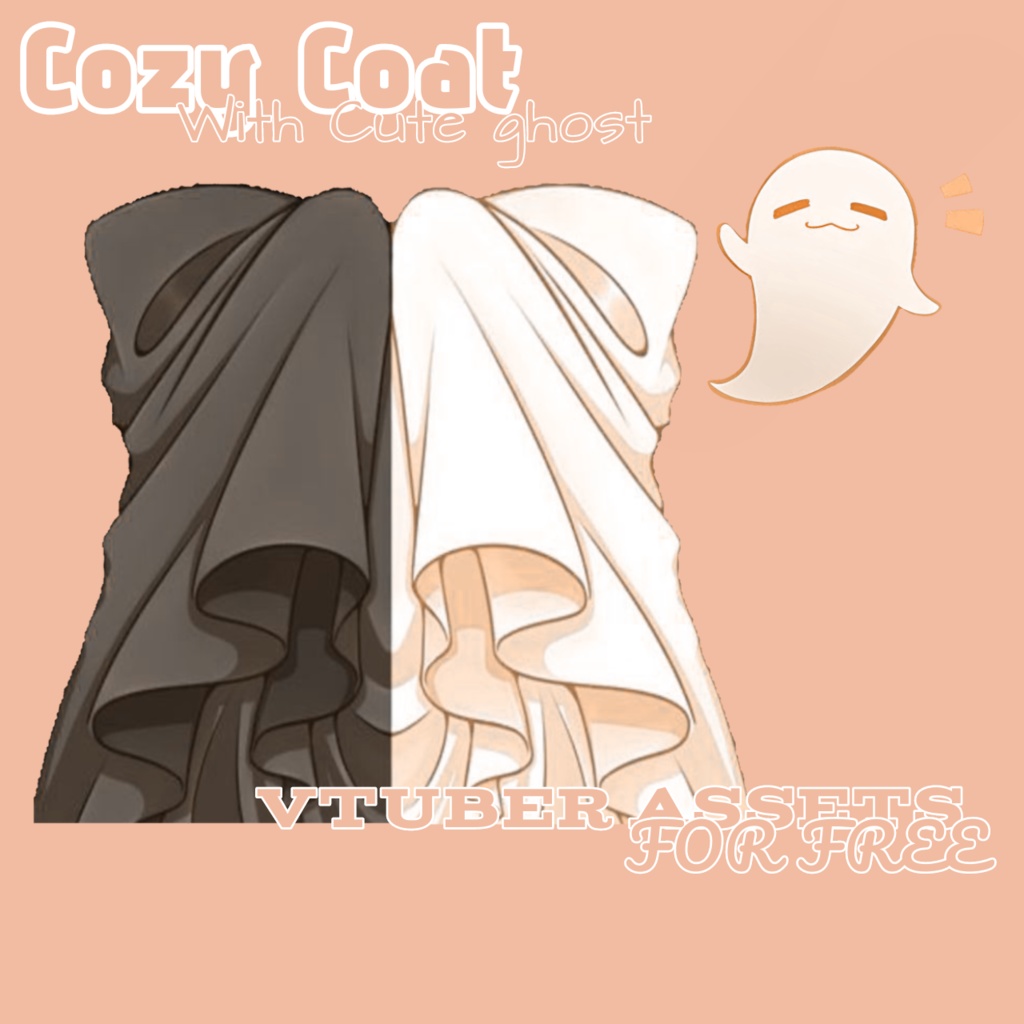 Cozy Coat Vtuber Assets For FREE/居心地の良いコートVtuberアセットを無料で