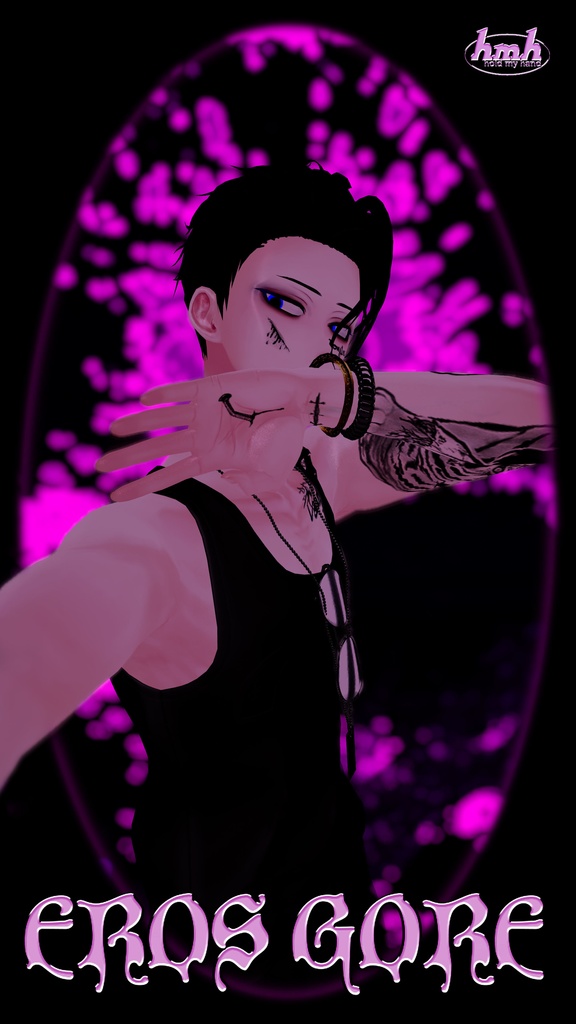 【VRChat】 Artist's Premium Tattoo Pack : "Eros Gore" / Tattoo, タトゥー、刺青、イレーズ味を出せる、 みんなのタトゥーテクスチャー